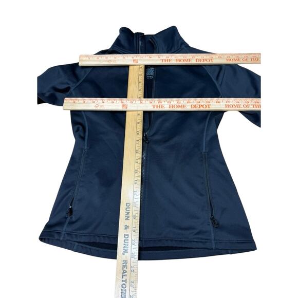 "STOIC" Women's Zip Up Fleece Jacket SZ S Holes For Thumbs Running Jogger Gym - Picture 5 of 10